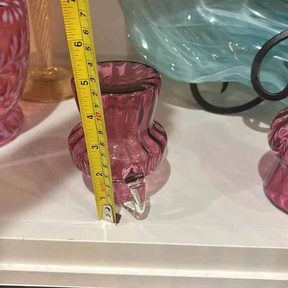 Set of vintage art glass